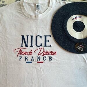 Nice French Riviera T-Shirt and Beret